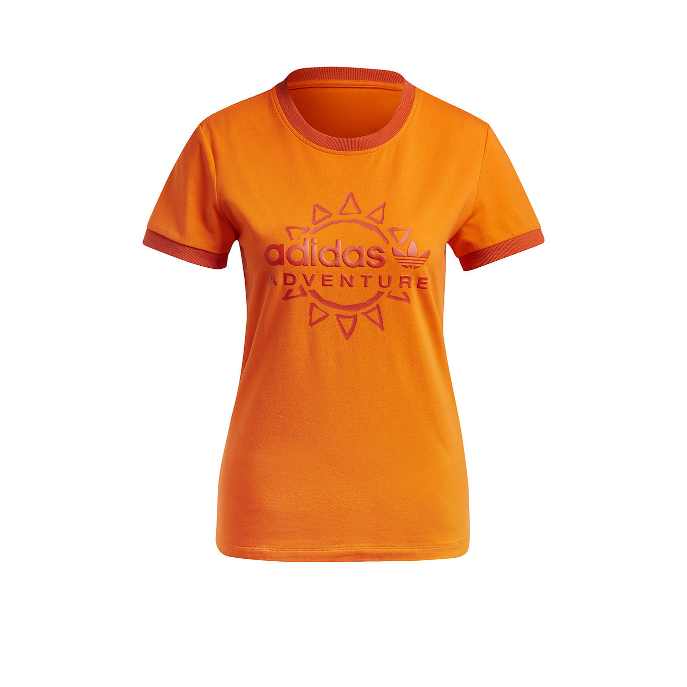 Playera Adidas Adventure Mujer IC5525 Naranja