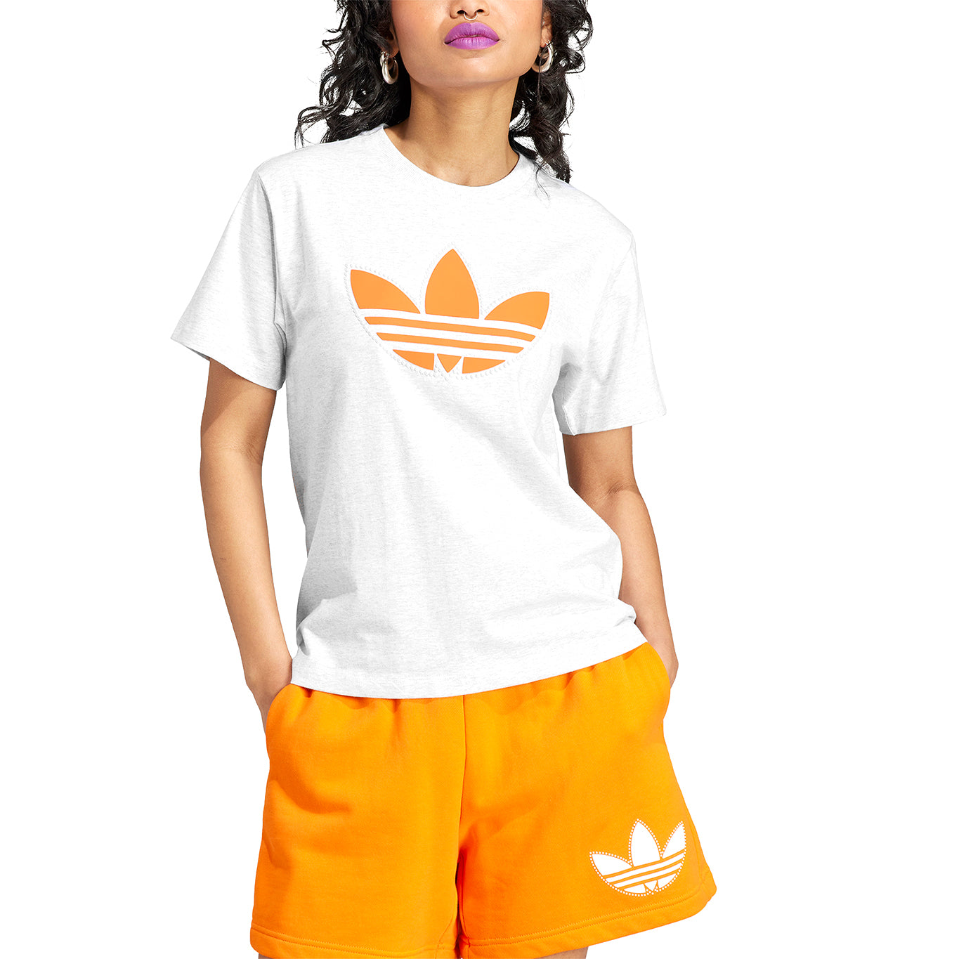 Playera Adidas Pearl Trefoil