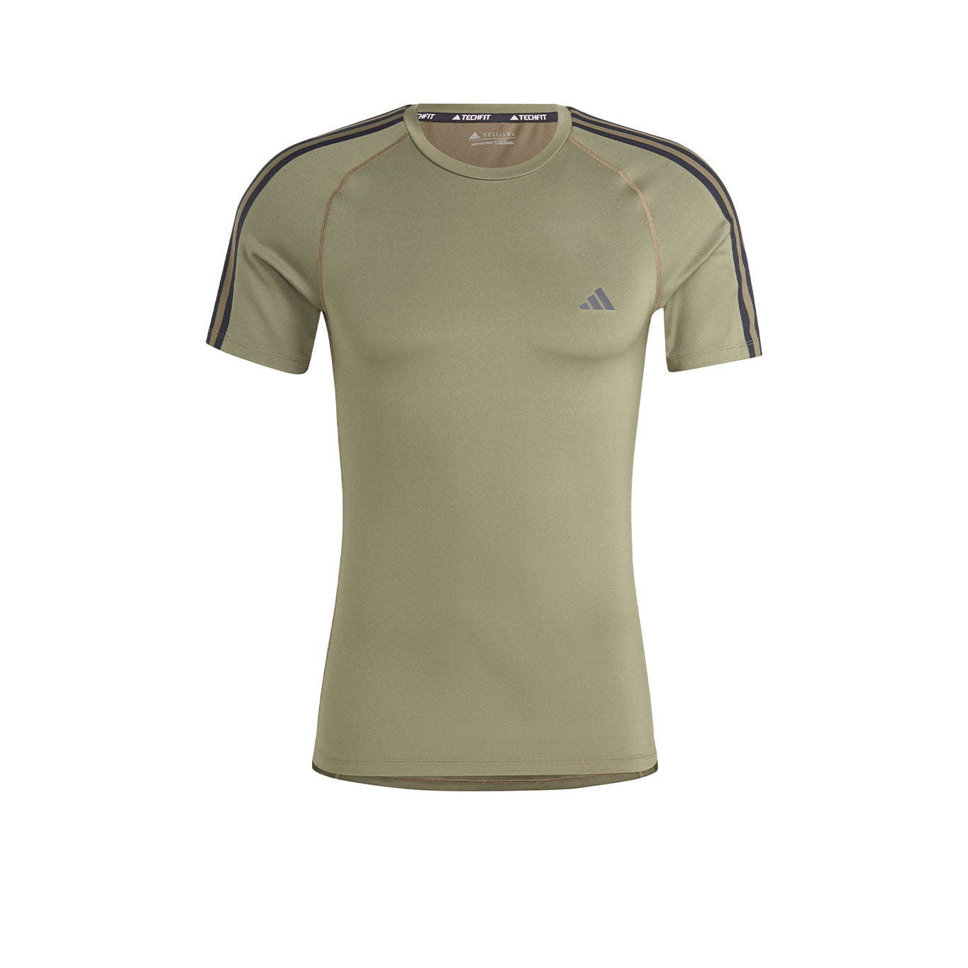 Playera Adidas de Entrenamiento Techfit 3 Franjas