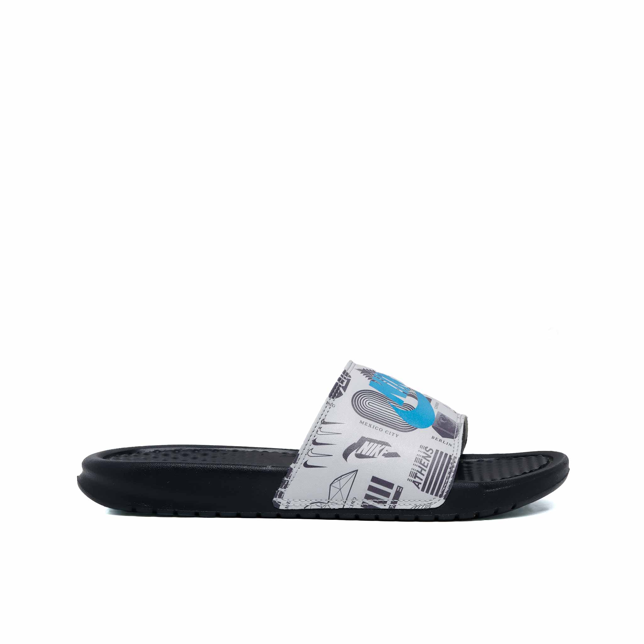 Sandalia NIKE BENASSI JDI Hombre 631261 041 Gris Azul