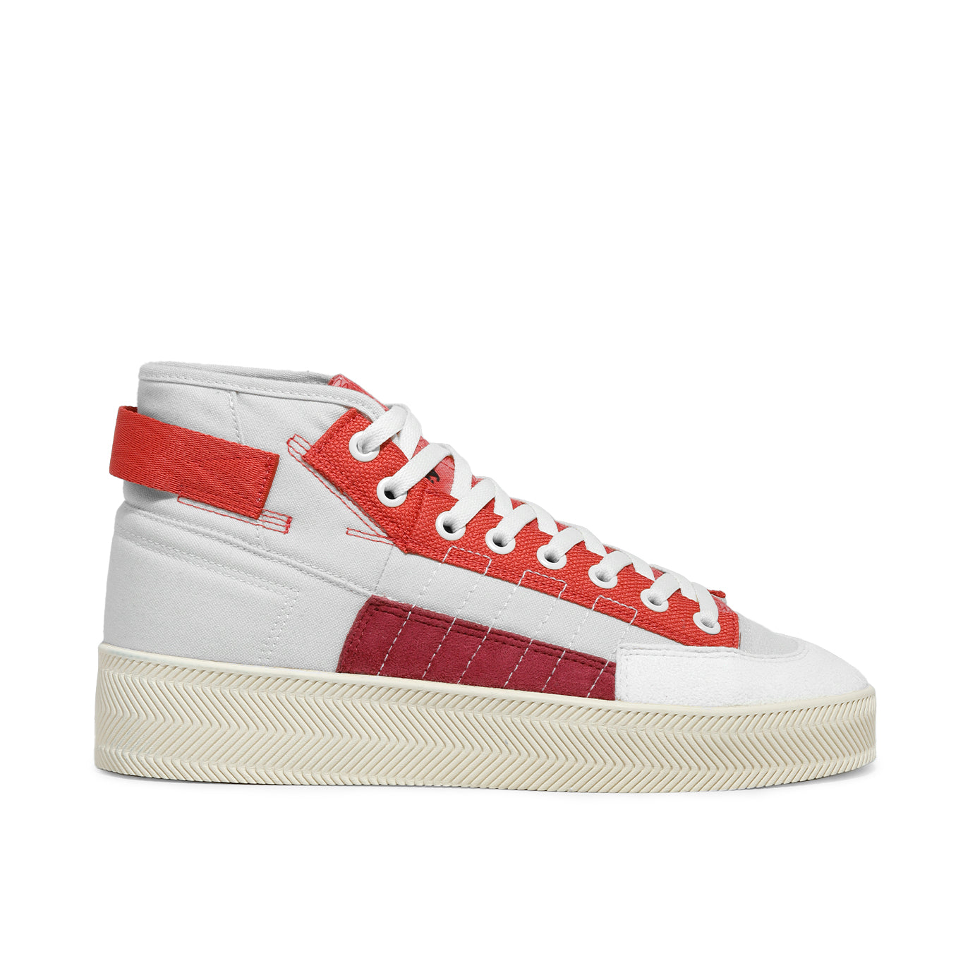 Tenis Adidas Nizza Parley Hombre GX6979 Casual Blanco/Rojo/Gris