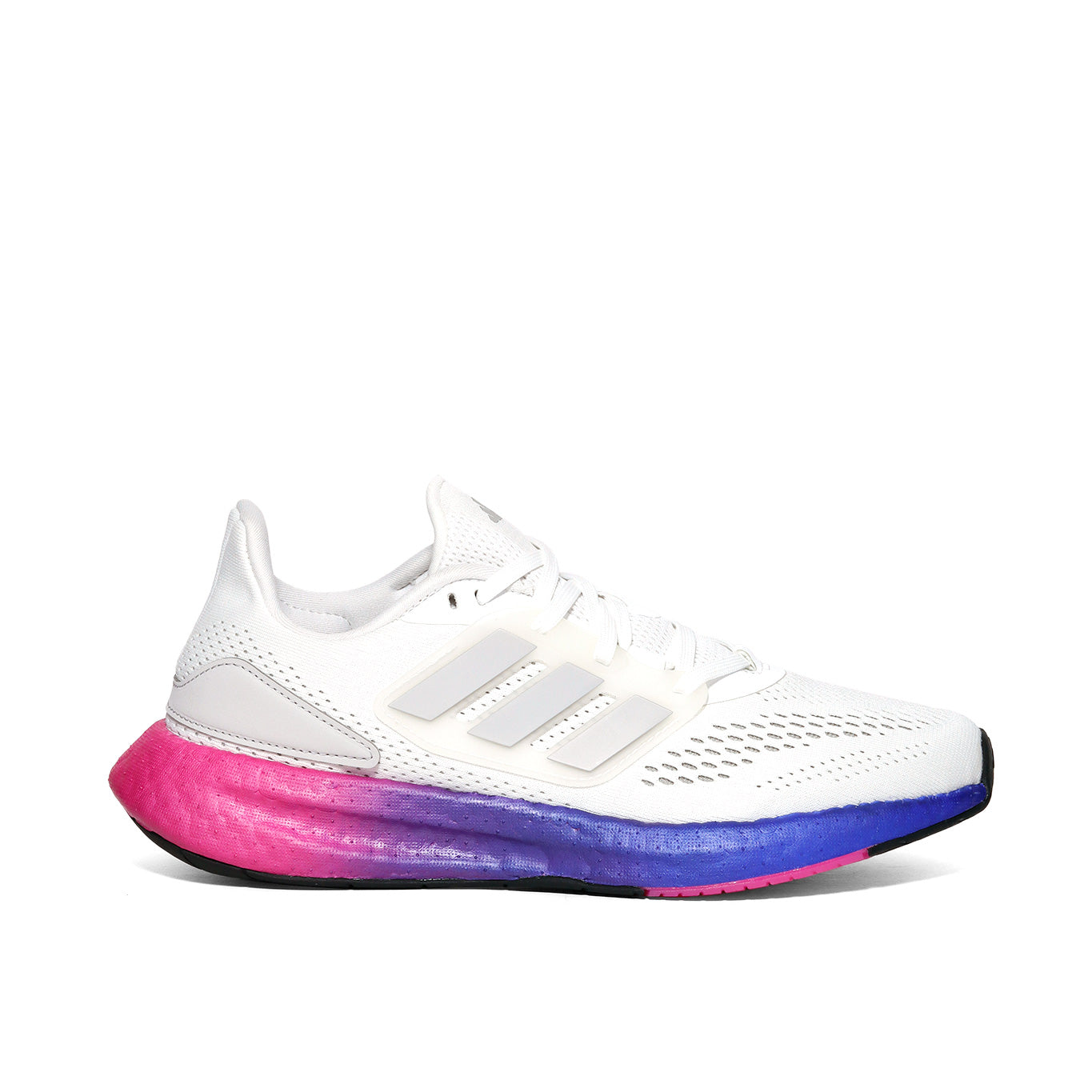 Tenis Adidas Pureboost 22 Mujer HQ8576 Running Blanco/Rosa