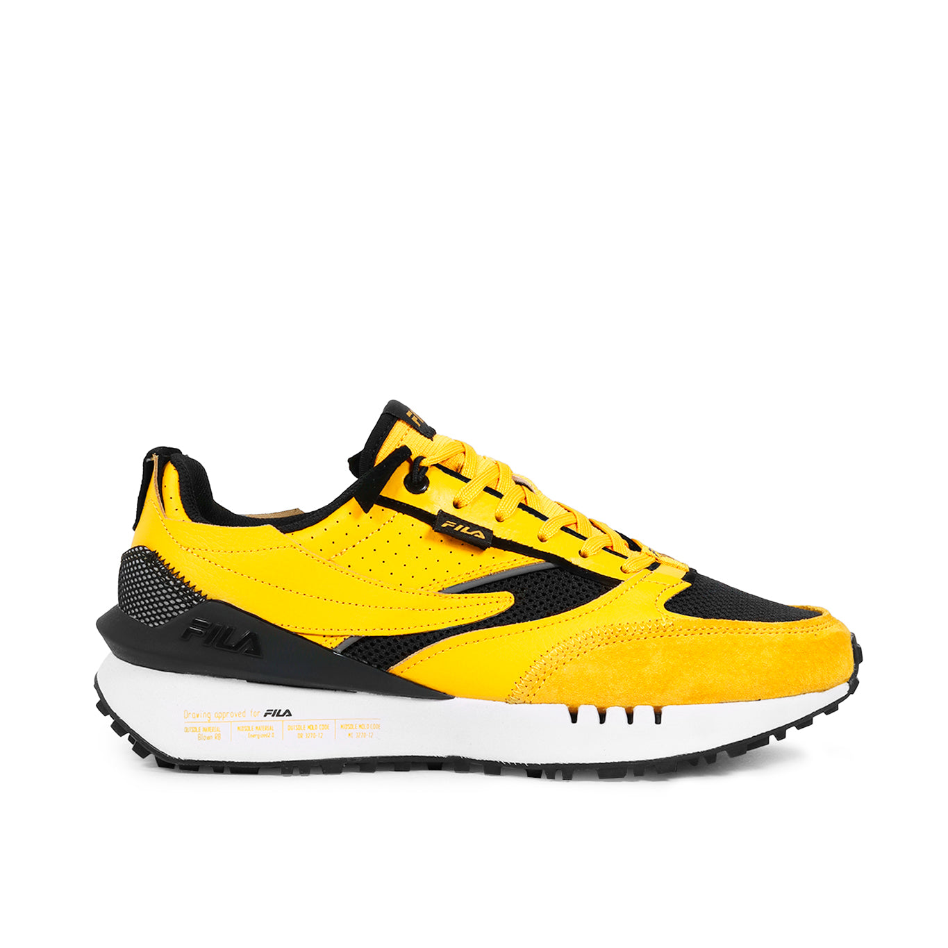 Tenis Fila Renno Hombre 1RM02188_702 Casual Amarillo