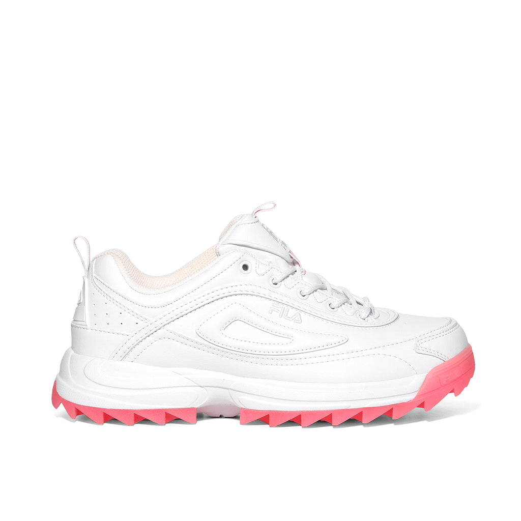 Tenis Fila Distorter Mujer 5XM00978_154 Casual Blanco/Rosa