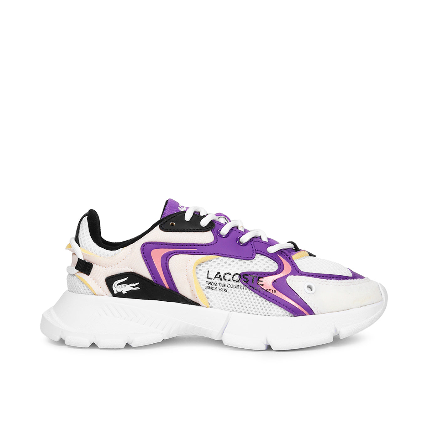 Tenis Lacoste L003 Neo Mujer 746SUJ00021S6 Running Blanco/Morado