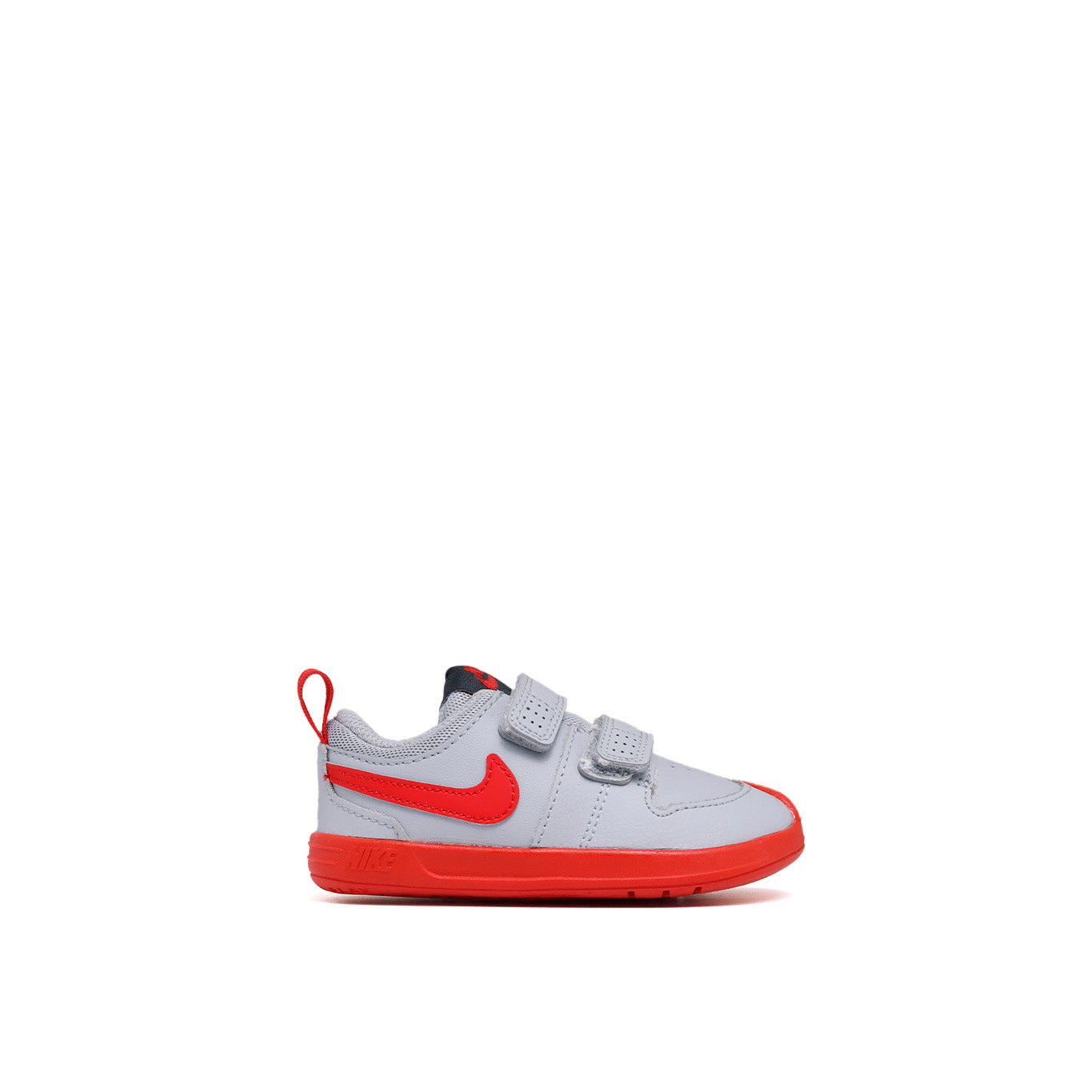 Nike grises con outlet rojo