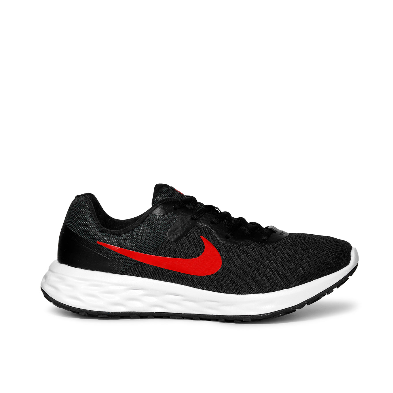 Tenis Nike Revolution Hombre DC3728-005 Running Negro/Rojo