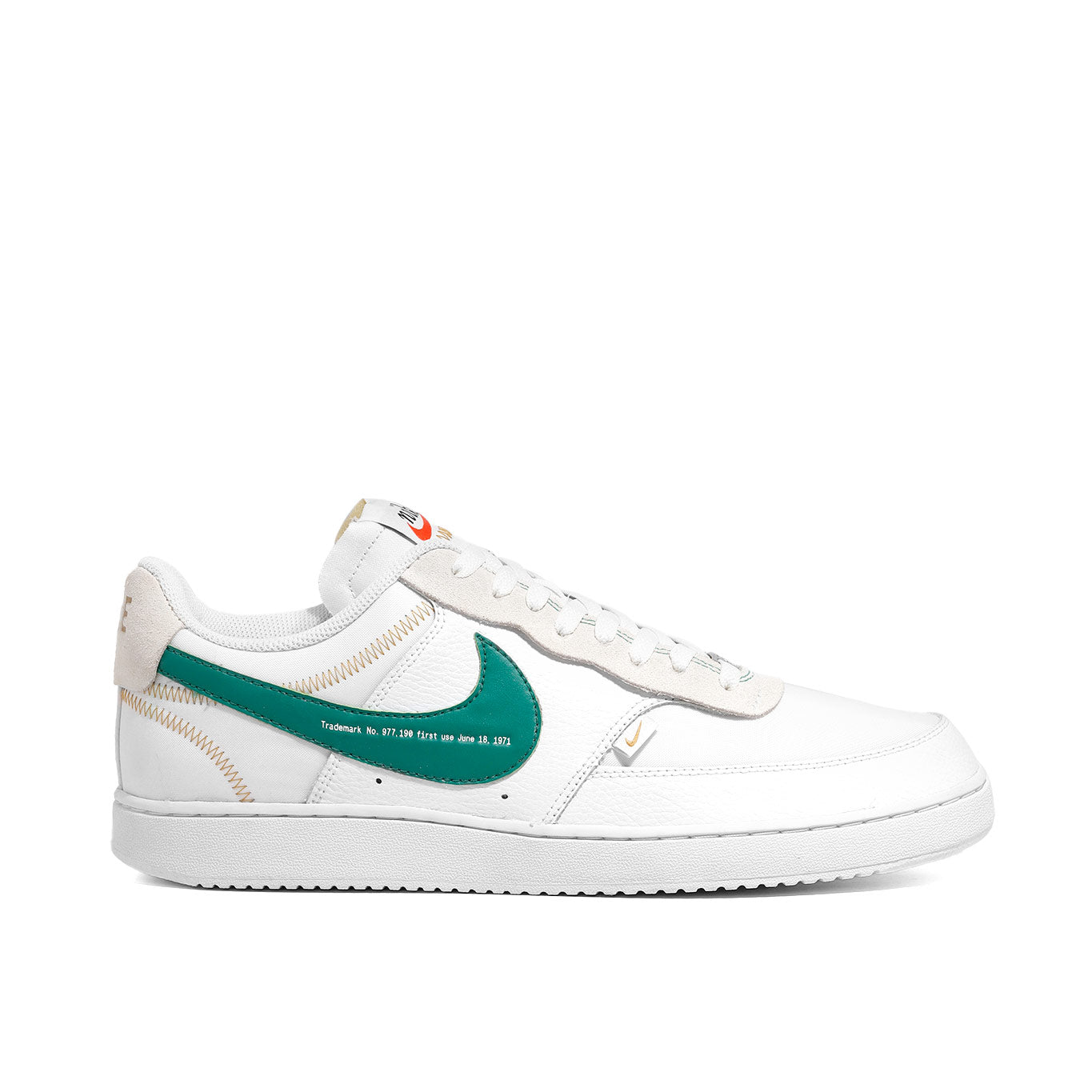 Tenis Nike Court Vision Low Hombre DJ2001-100 Casual Blanco/Verde