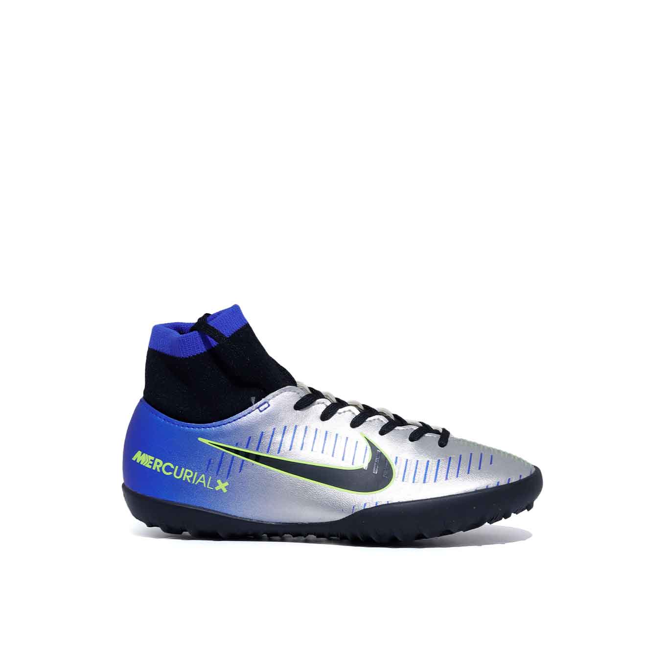 Tenis Futbol NIKE KIDS NEYMAR MERCURIAL Nino 921492 407 Gris Azul