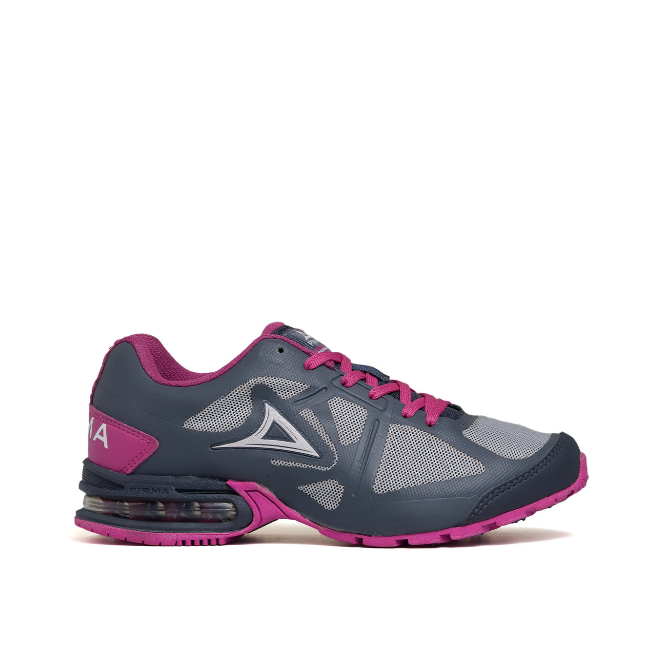 Tenis Pirma Mujer 802 Running Gris Morado