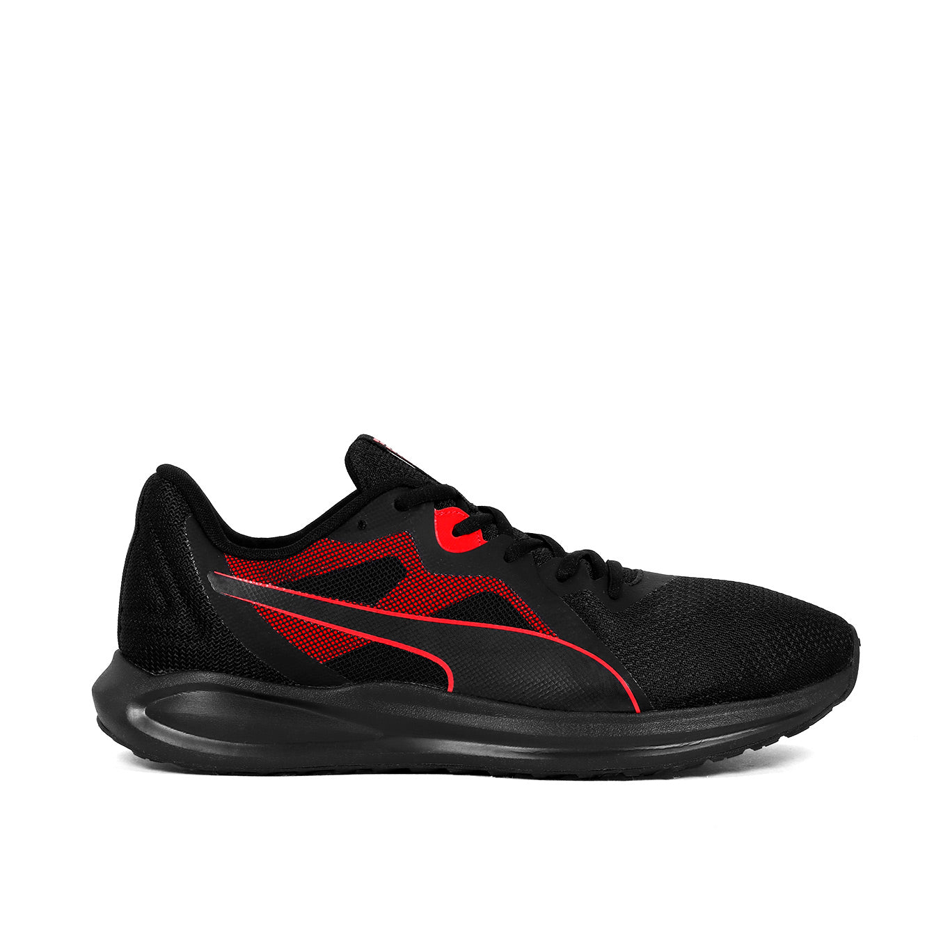 Tenis Puma Twitch Run Hombre 376289 02 Running Negro/Rojo