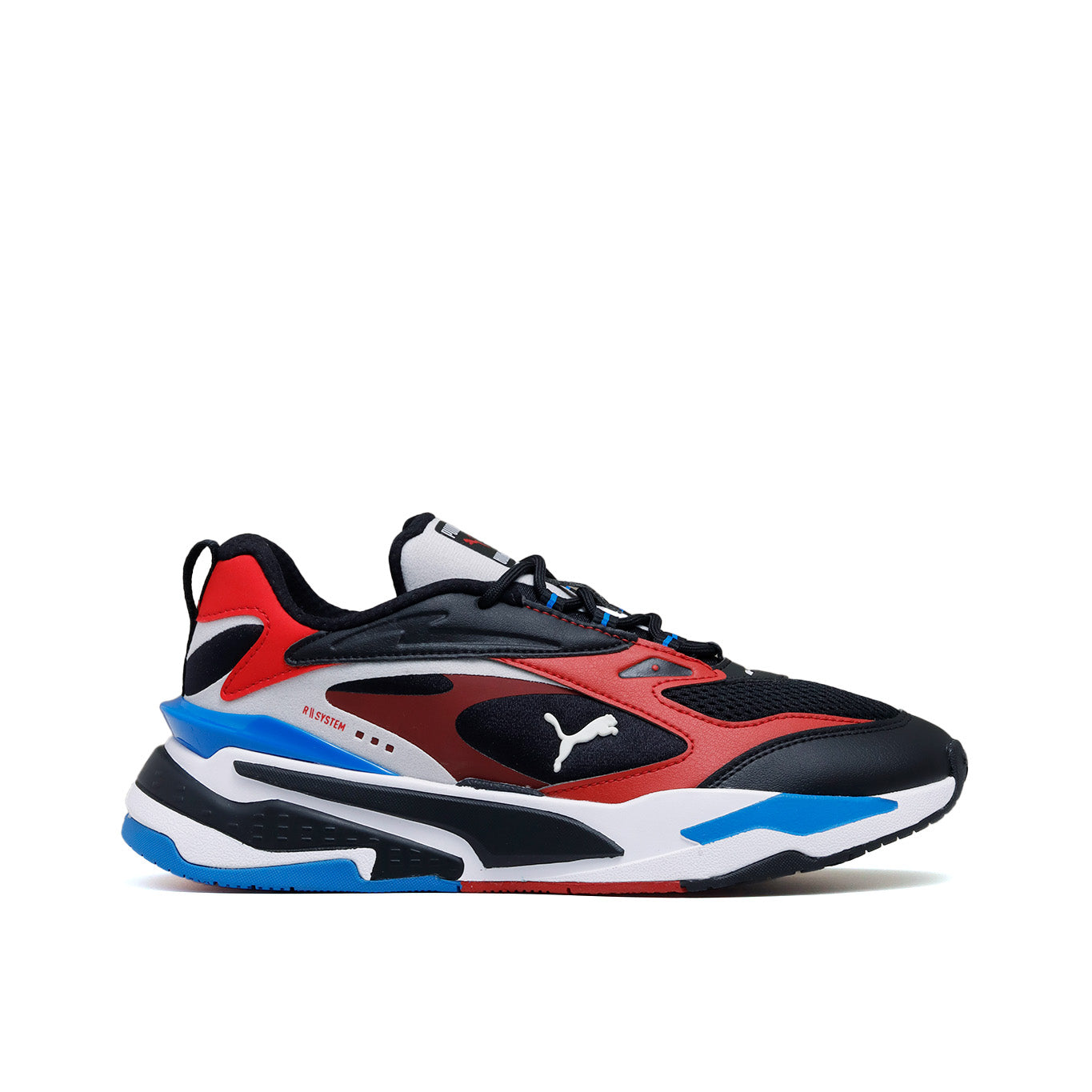 Tenis Puma RS-Fast Black-Urban Hombre 380562 08 Casual Negro/Azul/Rojo