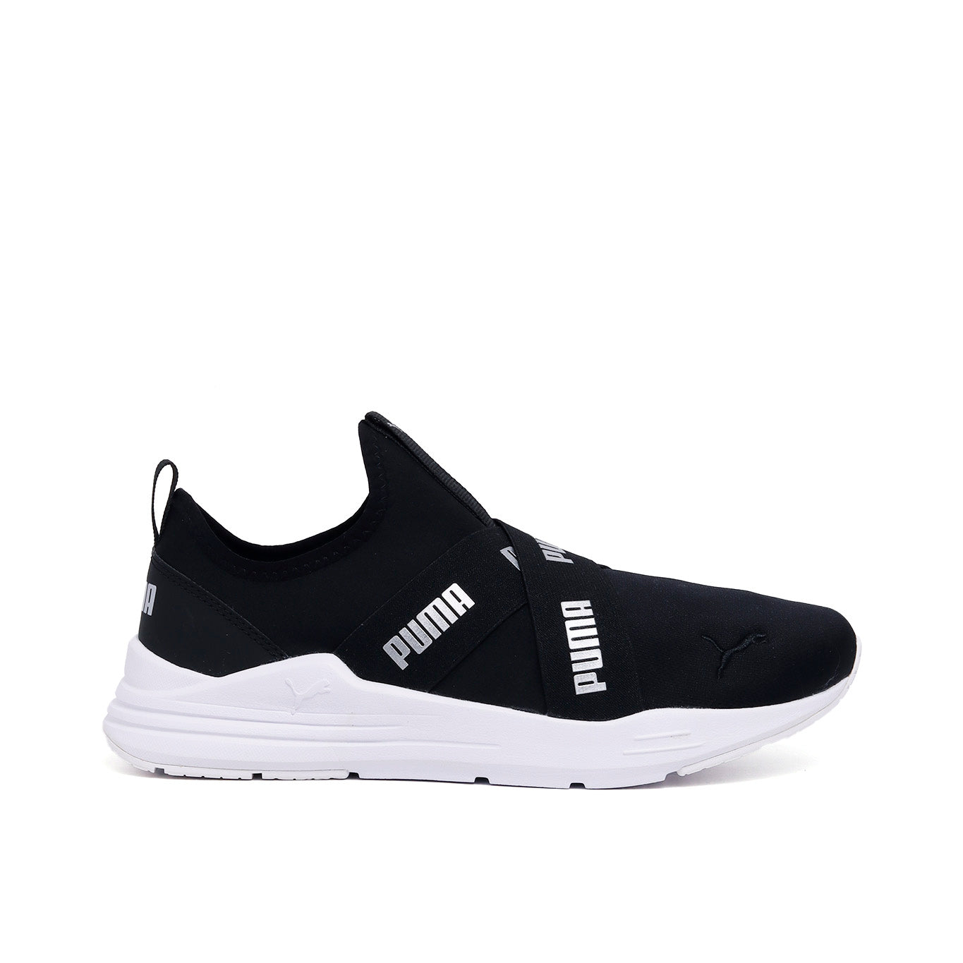 Puma black wired sneakers hotsell