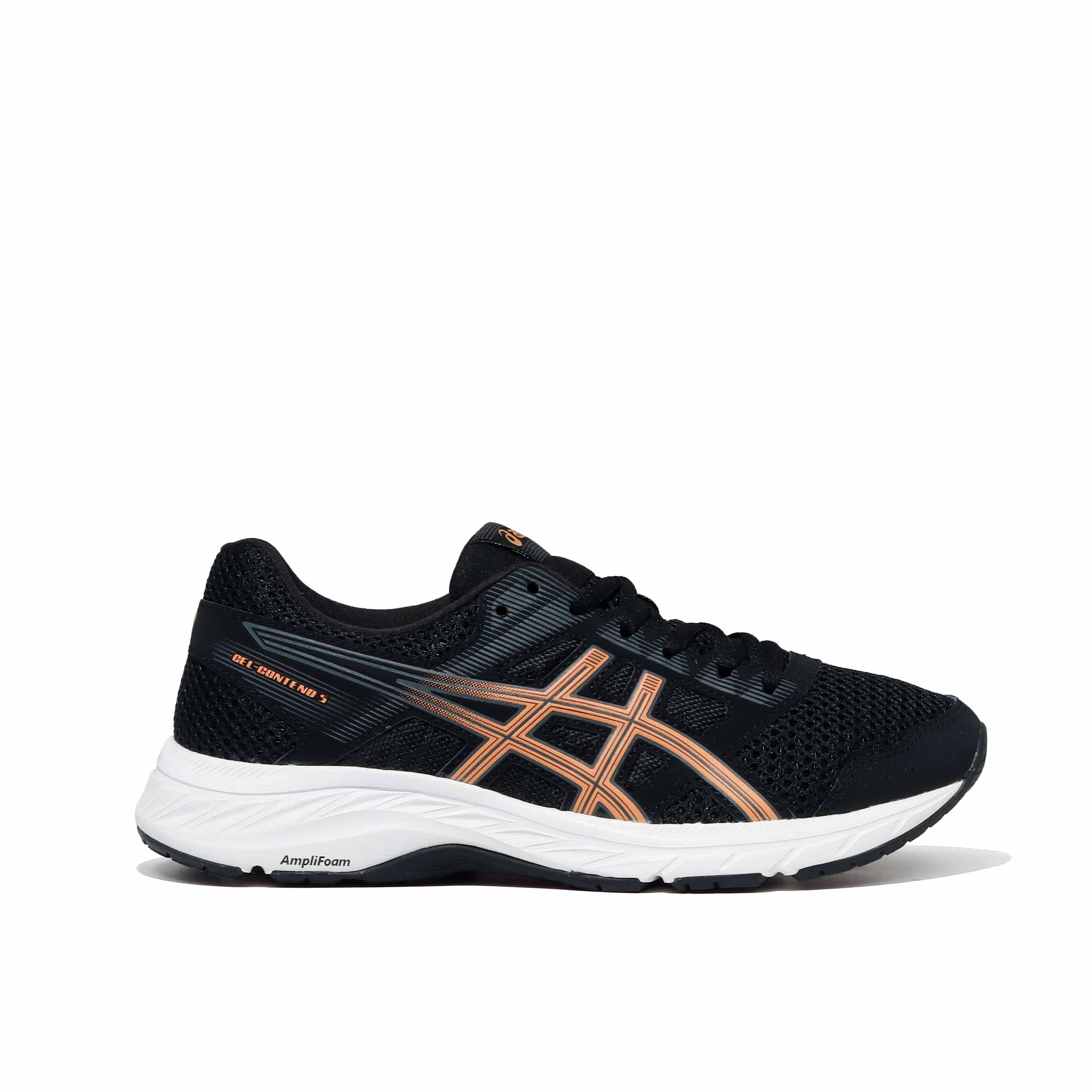 Tenis Asics Gel Contend 5 Mujer 1012A234.001 Running Negro