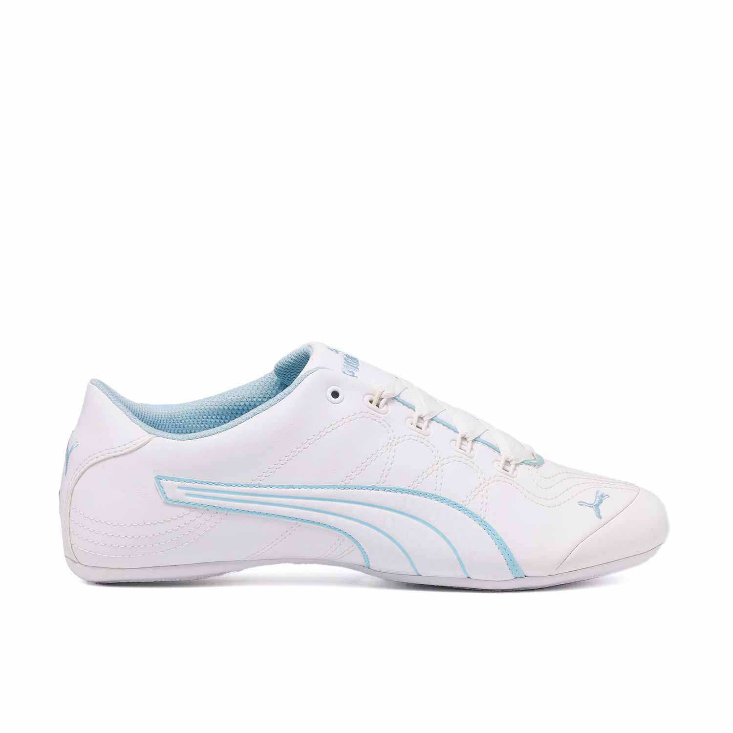 Tenis puma 2024 blanco con azul