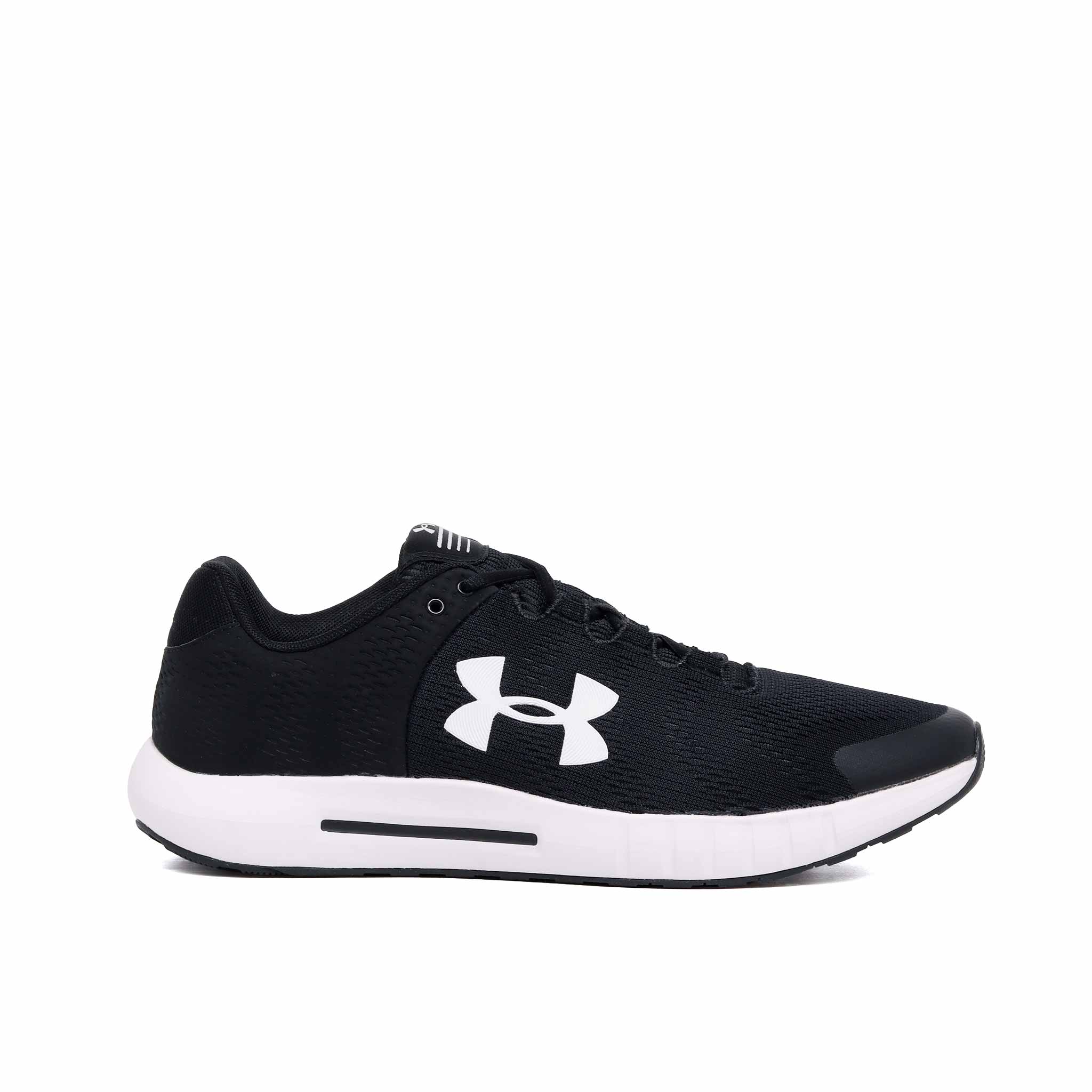 Tenis UnderArmour Micro G Hombre 3021953 001 Running Negro