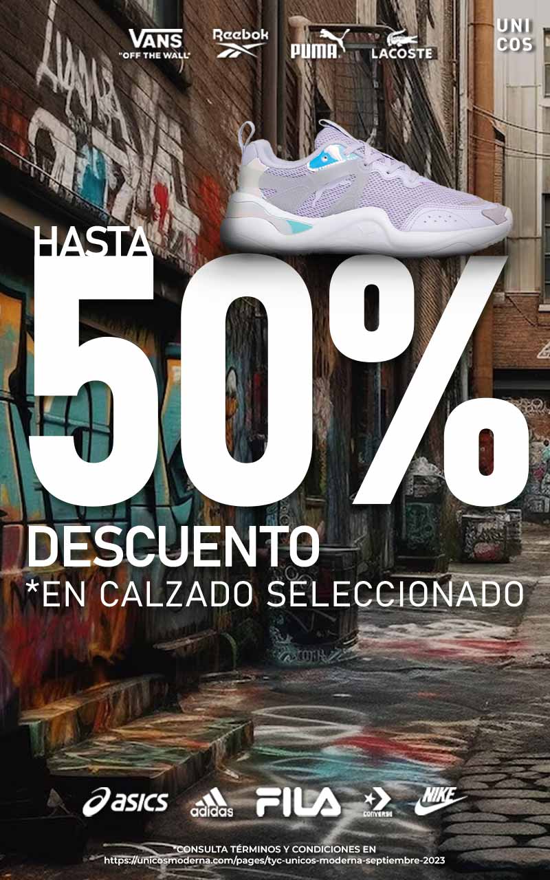 50% DE DESCUENTO