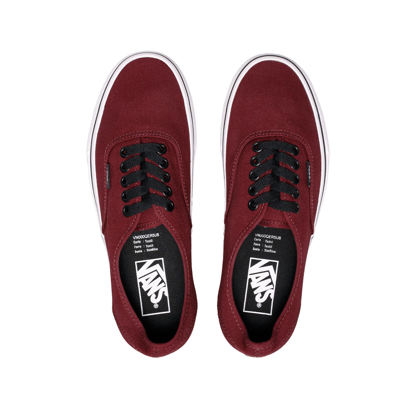 Vans Authentic Zapatos Vans En Rojo Hombre Vans Authentic Vans Old