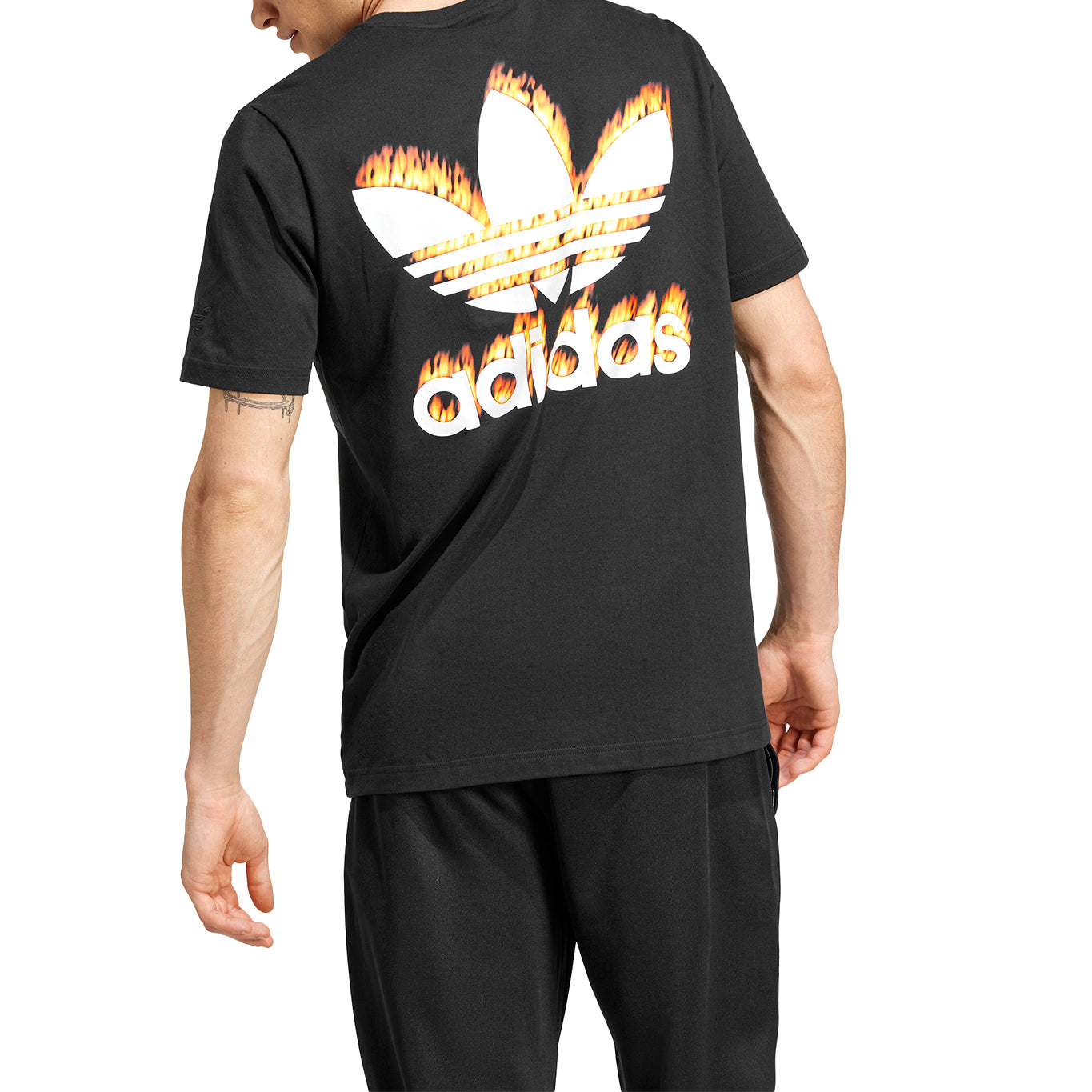 Playera Adidas Trifolio Fire