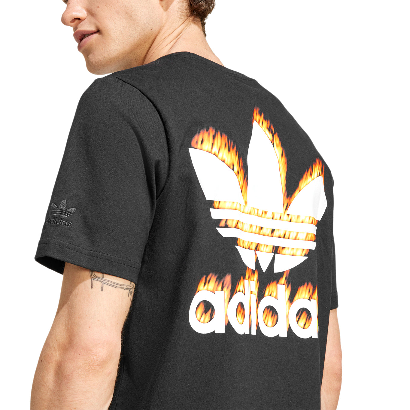 Playera Adidas Trifolio Fire