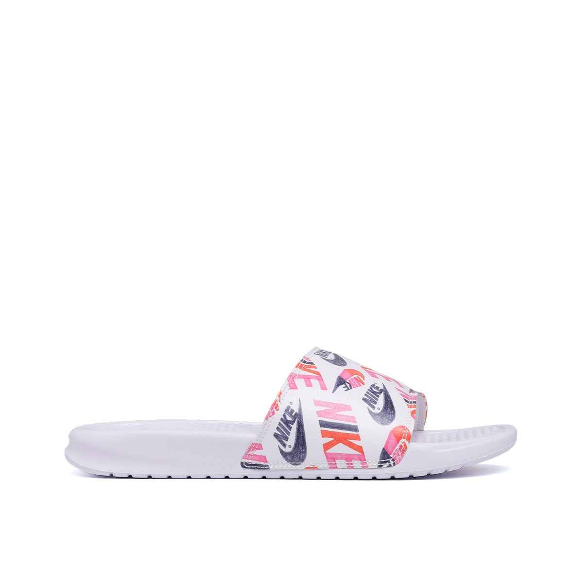 Sandalia NIKE BENASSI JDI FLORAL Mujer 618919-119 Blanco/Rosa