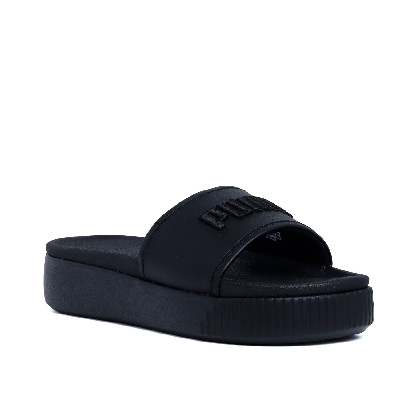 Sandalia Puma Platform Slide Mujer 384201 01 Negro