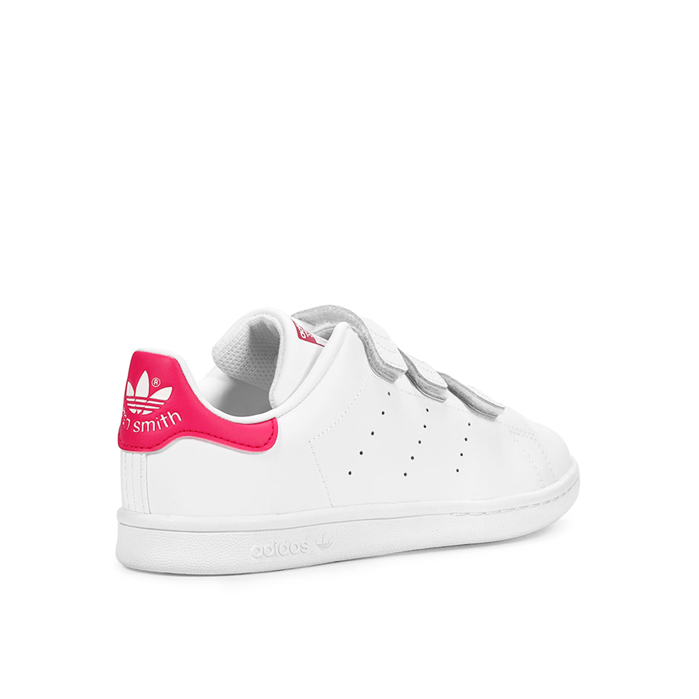 Tenis Adidas Stan Smith Unisex B32706 Casual Blanco Rosa