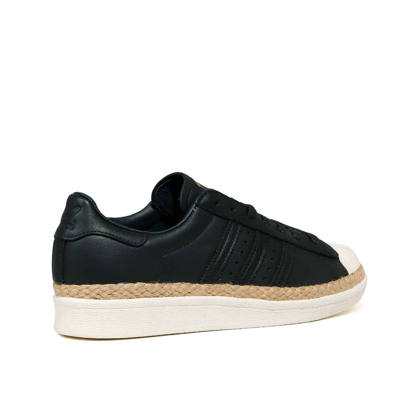 Adidas superstar mujer 2024 negro con dorado