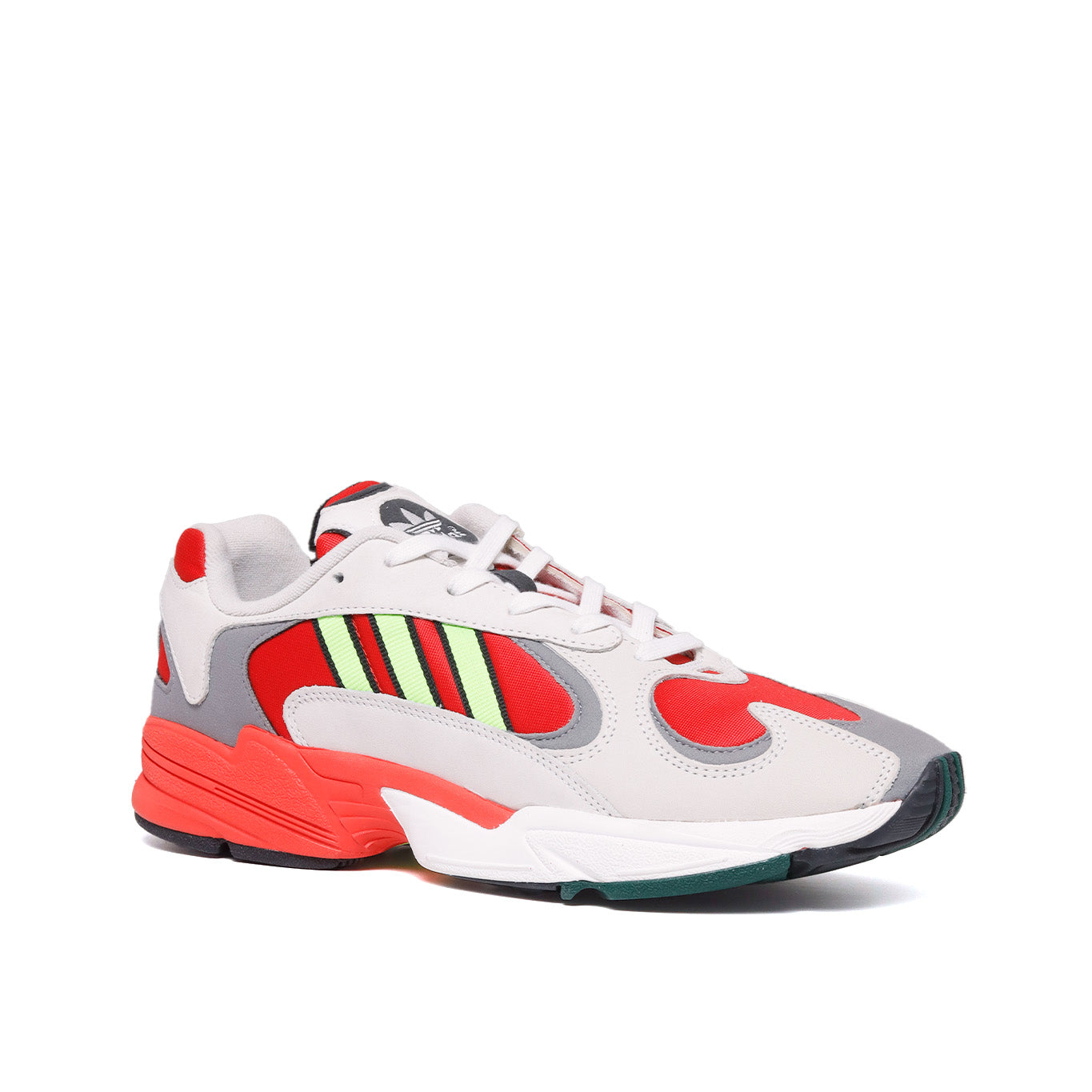 Tenis Adidas Yung 1 Hombre EF5341 Casual Blanco Rojo