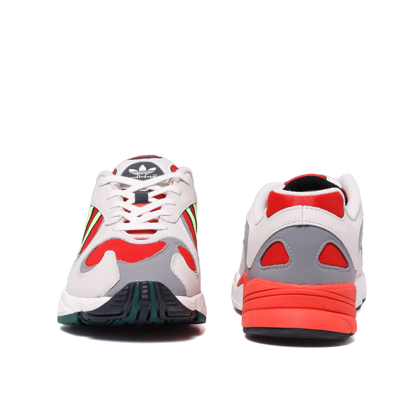 Tenis Adidas Yung 1 Hombre EF5341 Casual Blanco Rojo