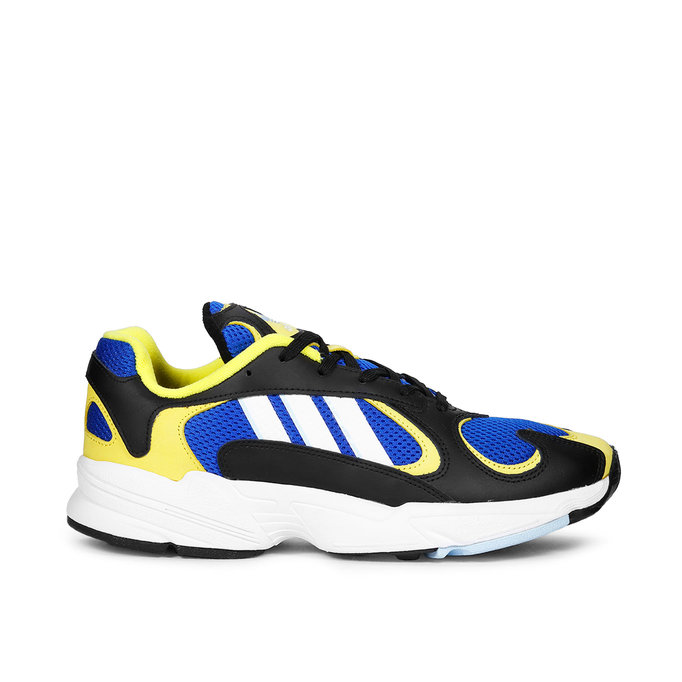 Argento Adidas Yung Con Strisce Blu Adidas Yung Con Righe Oro New