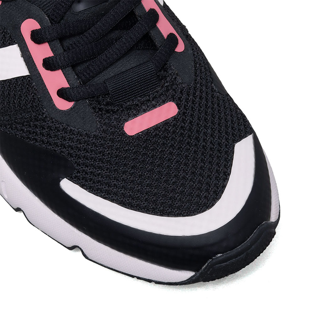 Tenis Adidas ZX 1K Boost Mujer FX6872 Entrenamiento Negro Rosa