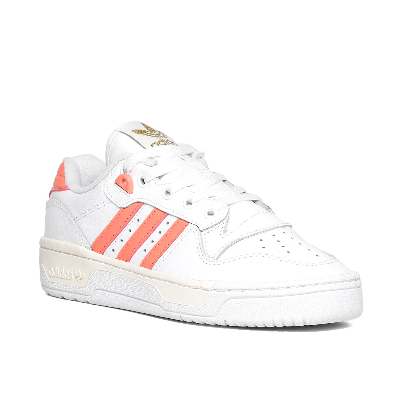 Tenis Adidas Rivalry Low Mujer GW2184 Casual Blanco Rosa