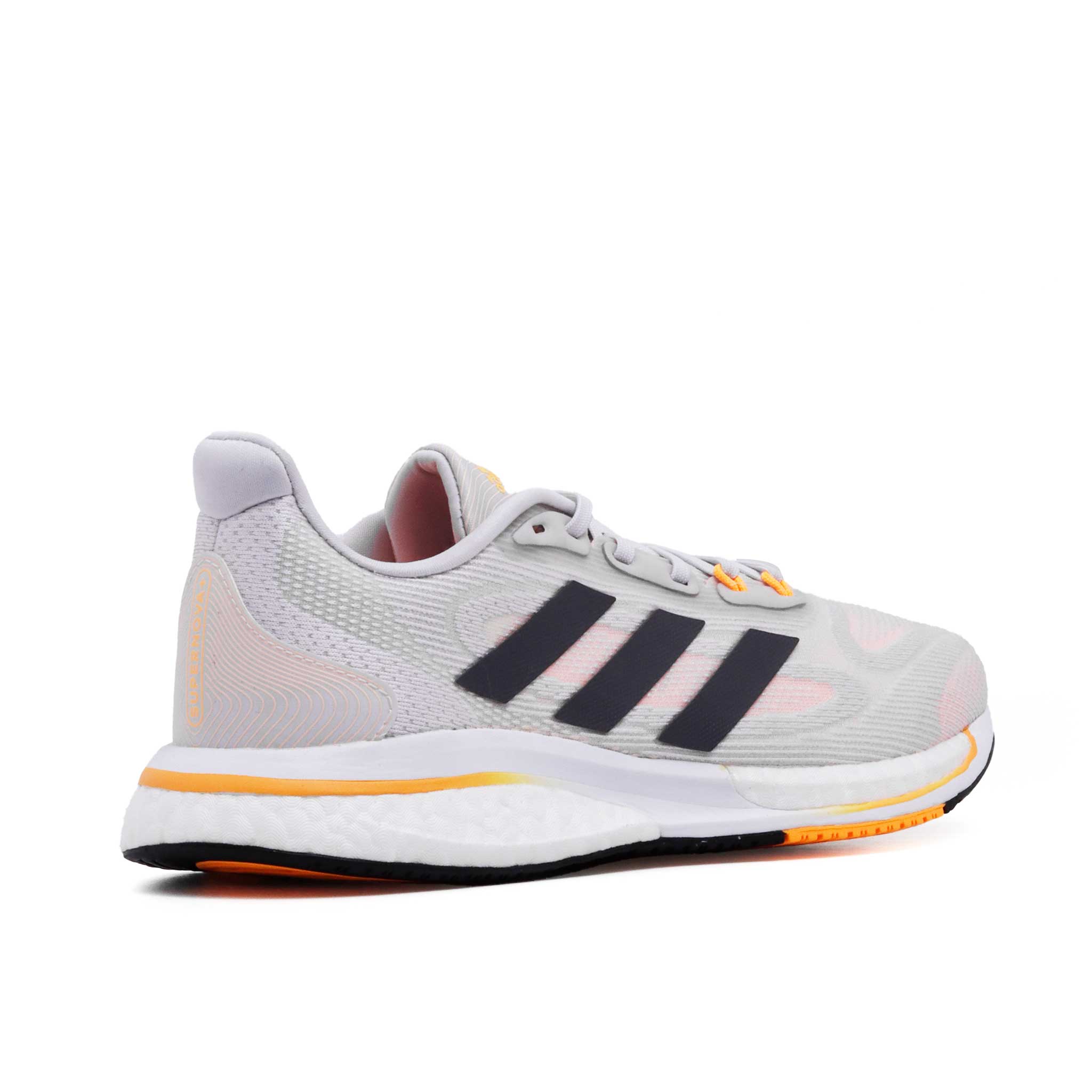 Tenis Adidas Supernova Mujer GX2902 Running Gris Naranja