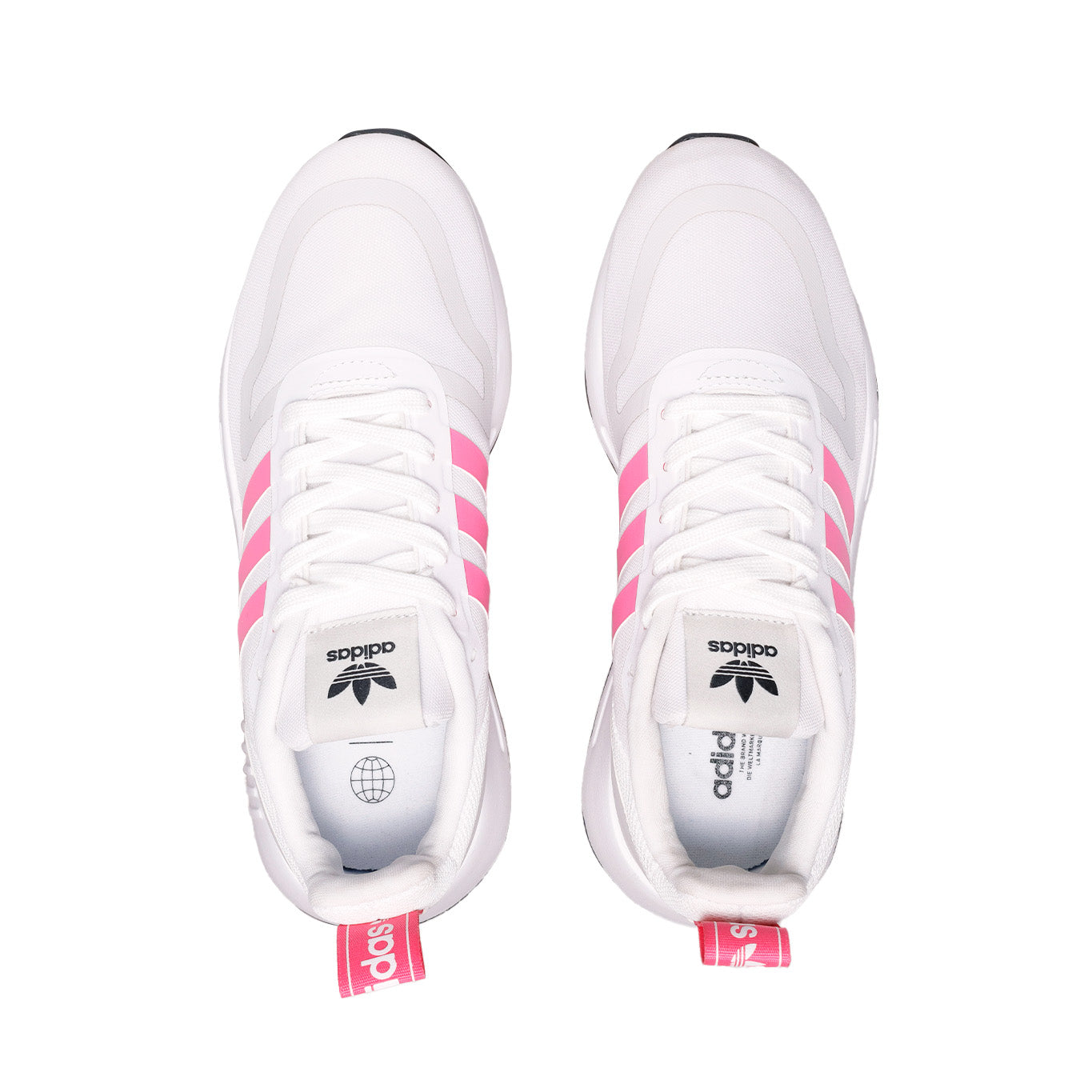 Adidas blanco online rosa