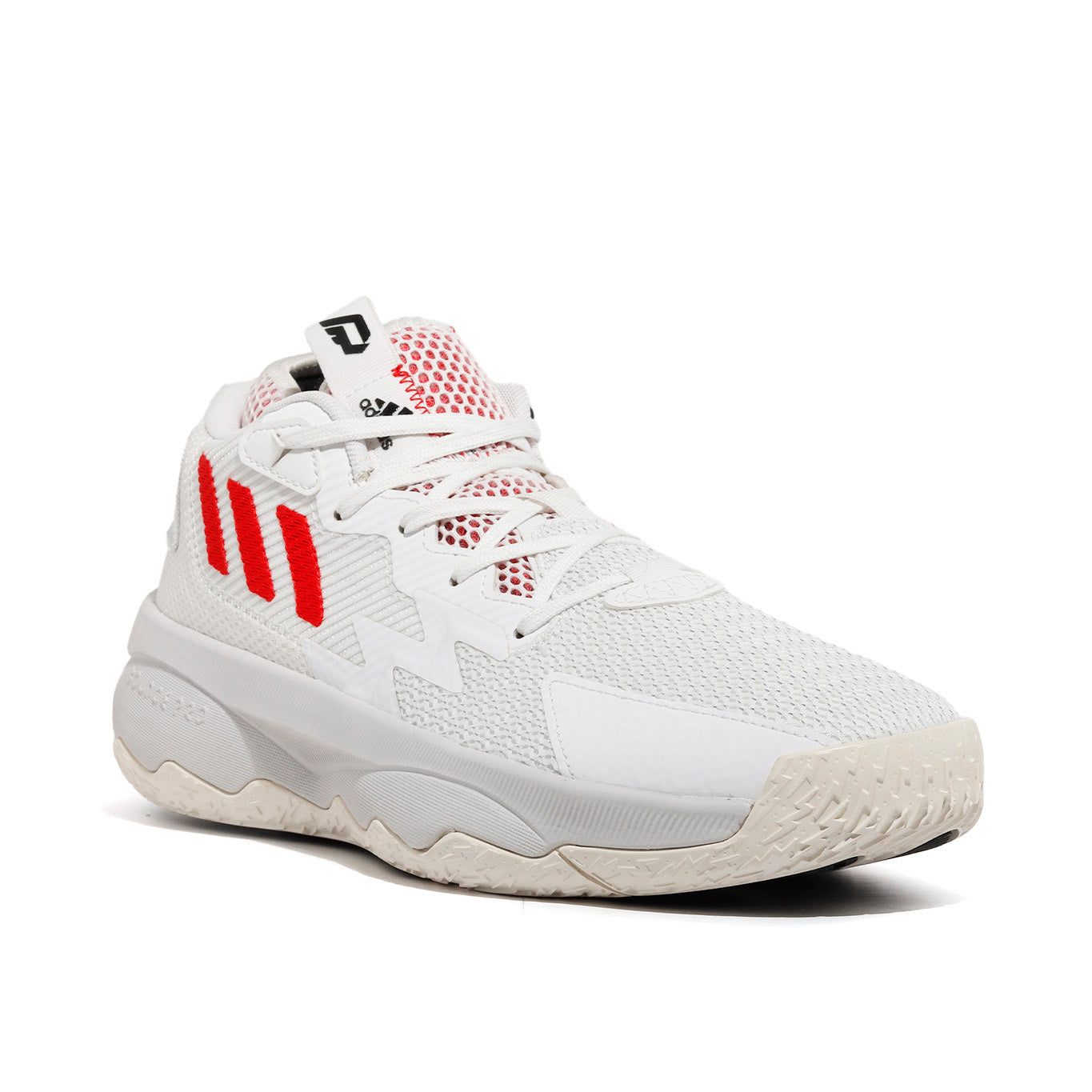 Tenis Adidas Dame 8 Hombre GY0384 Basketball Blanco Rojo