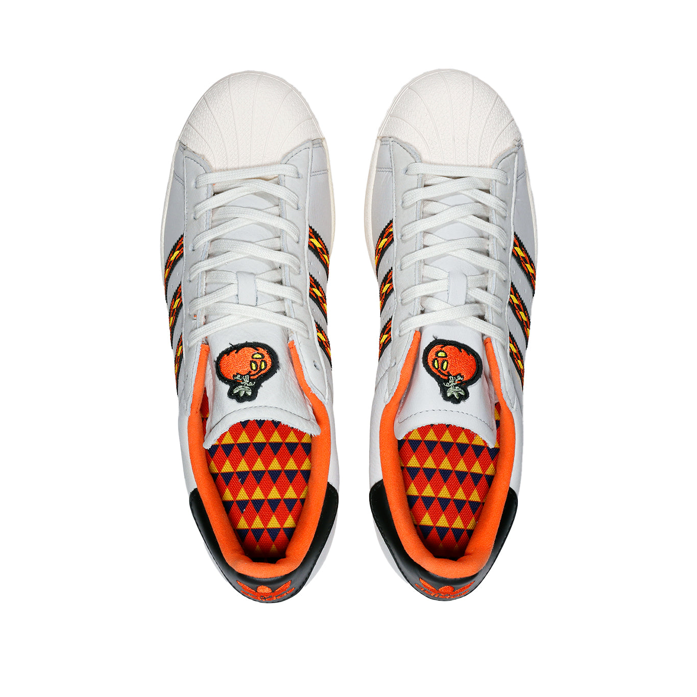 Tenis Adidas Superstar Hombre HR1433 Casual Gris Naranja