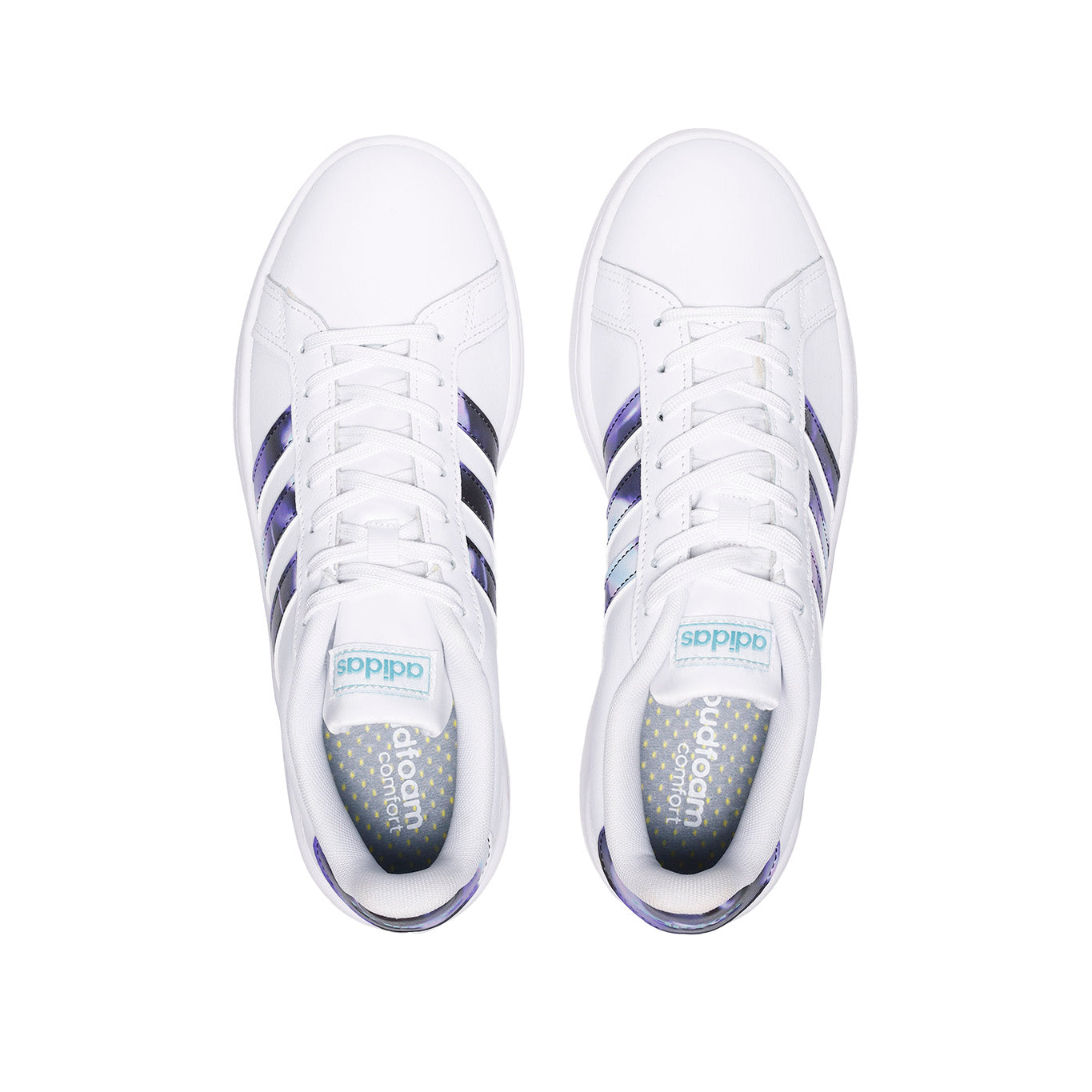 Adidas neo mujer blancas con clearance morado