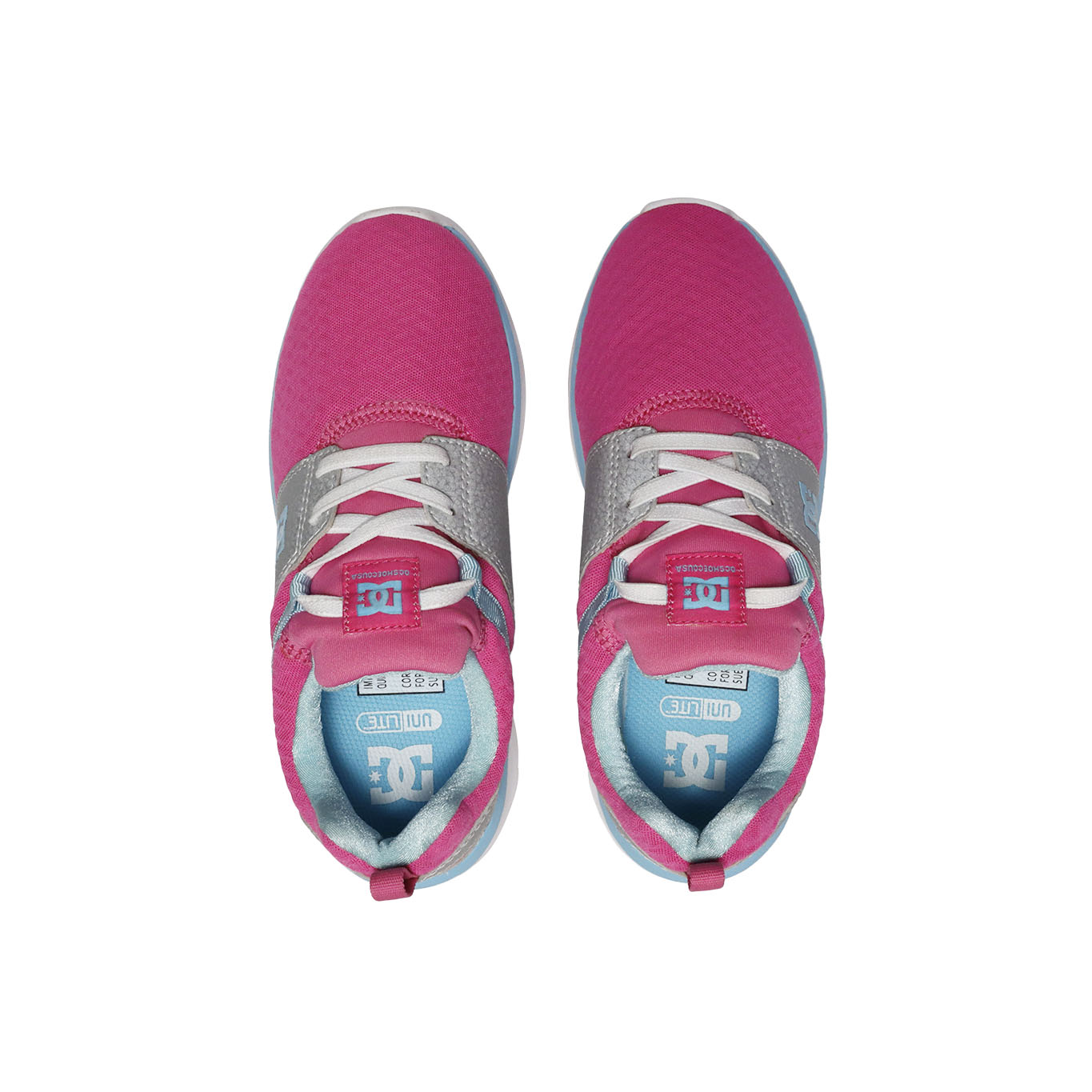 Tenis store dc rosa