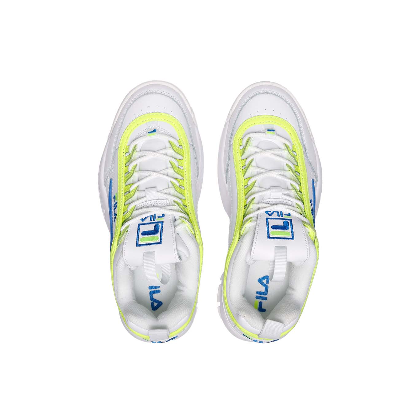 Zapatos fila neon clearance blanco