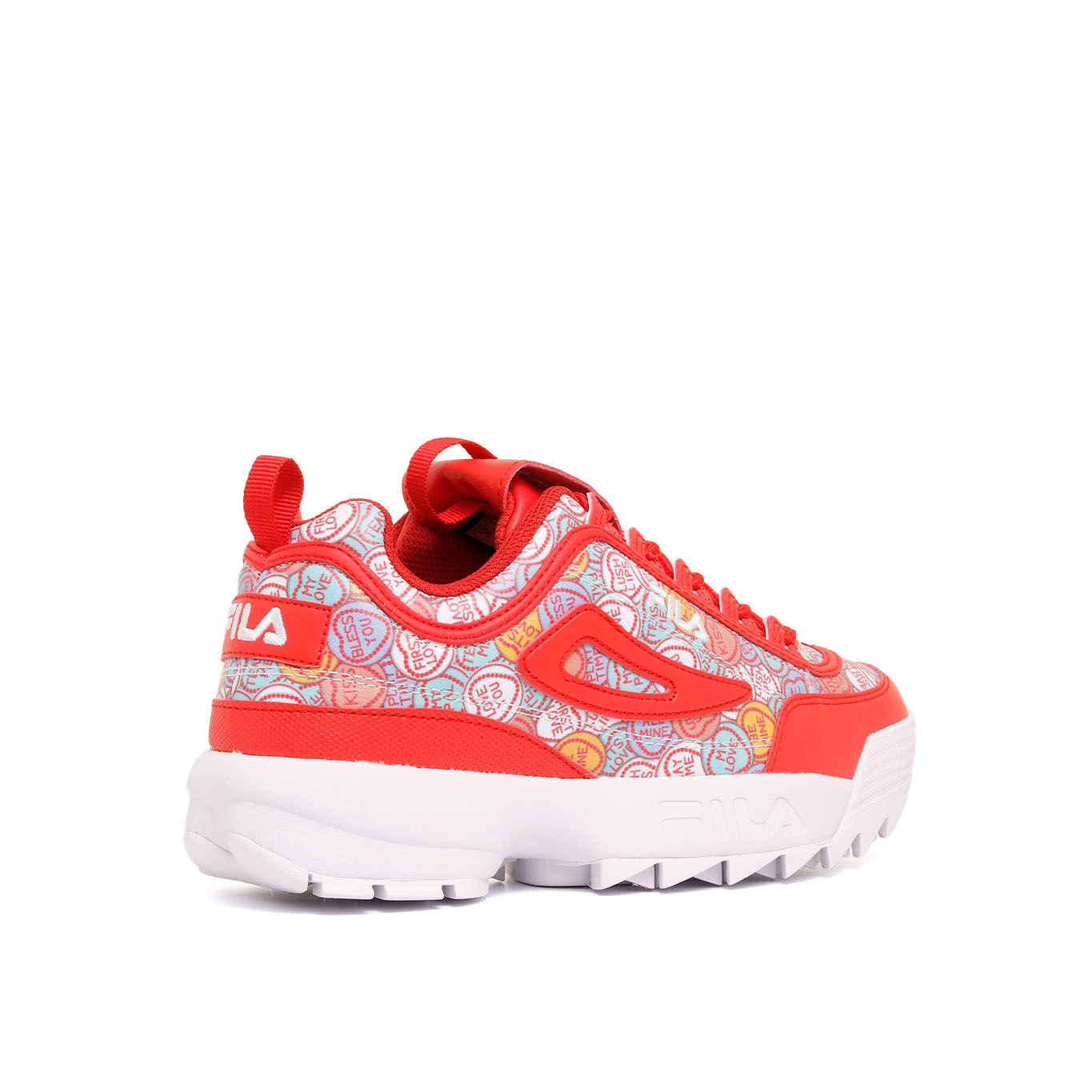 Fila best sale disruptor rojos