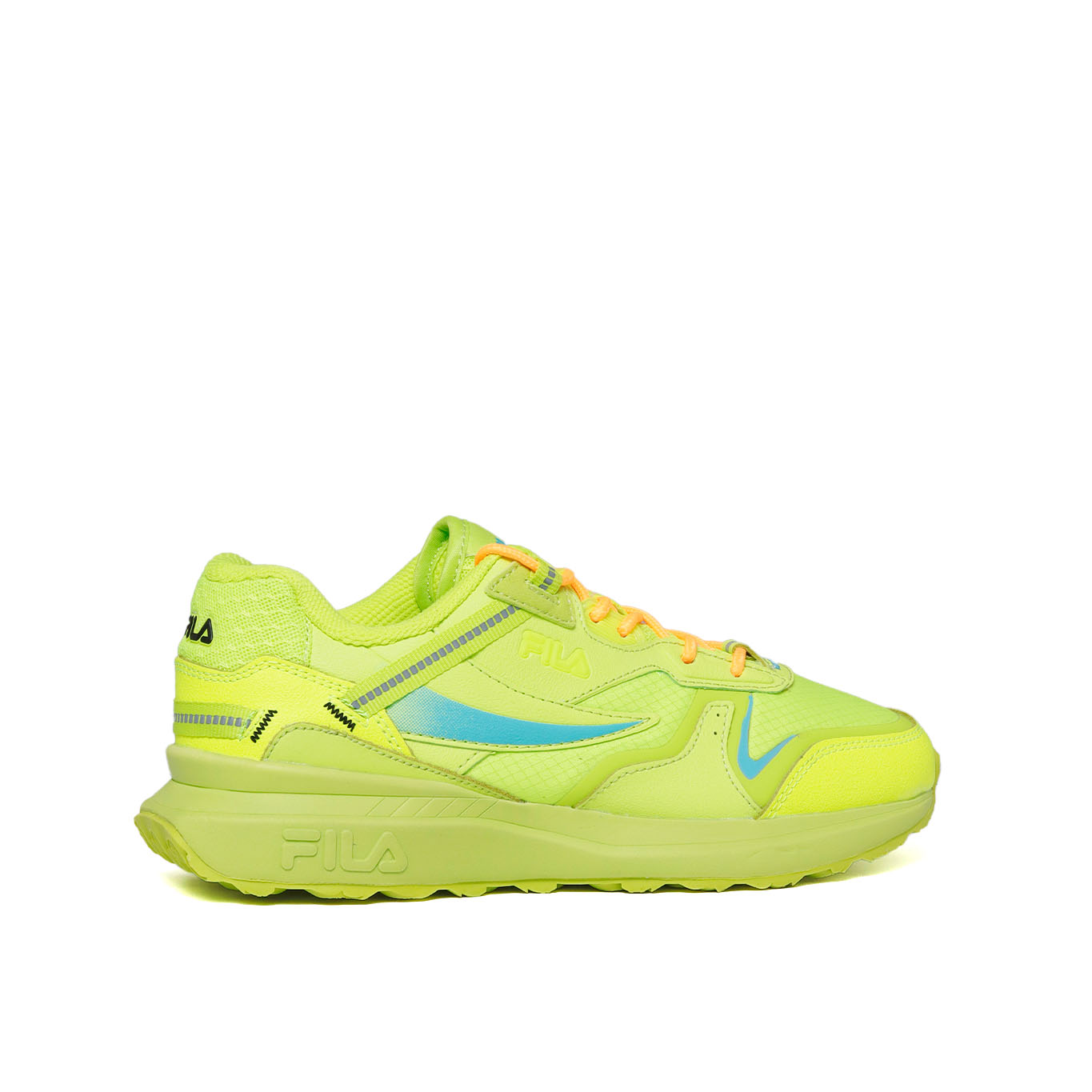 Tenis Fila Ridgerun Mujer 5RM01685 738 Casual Verde Neon