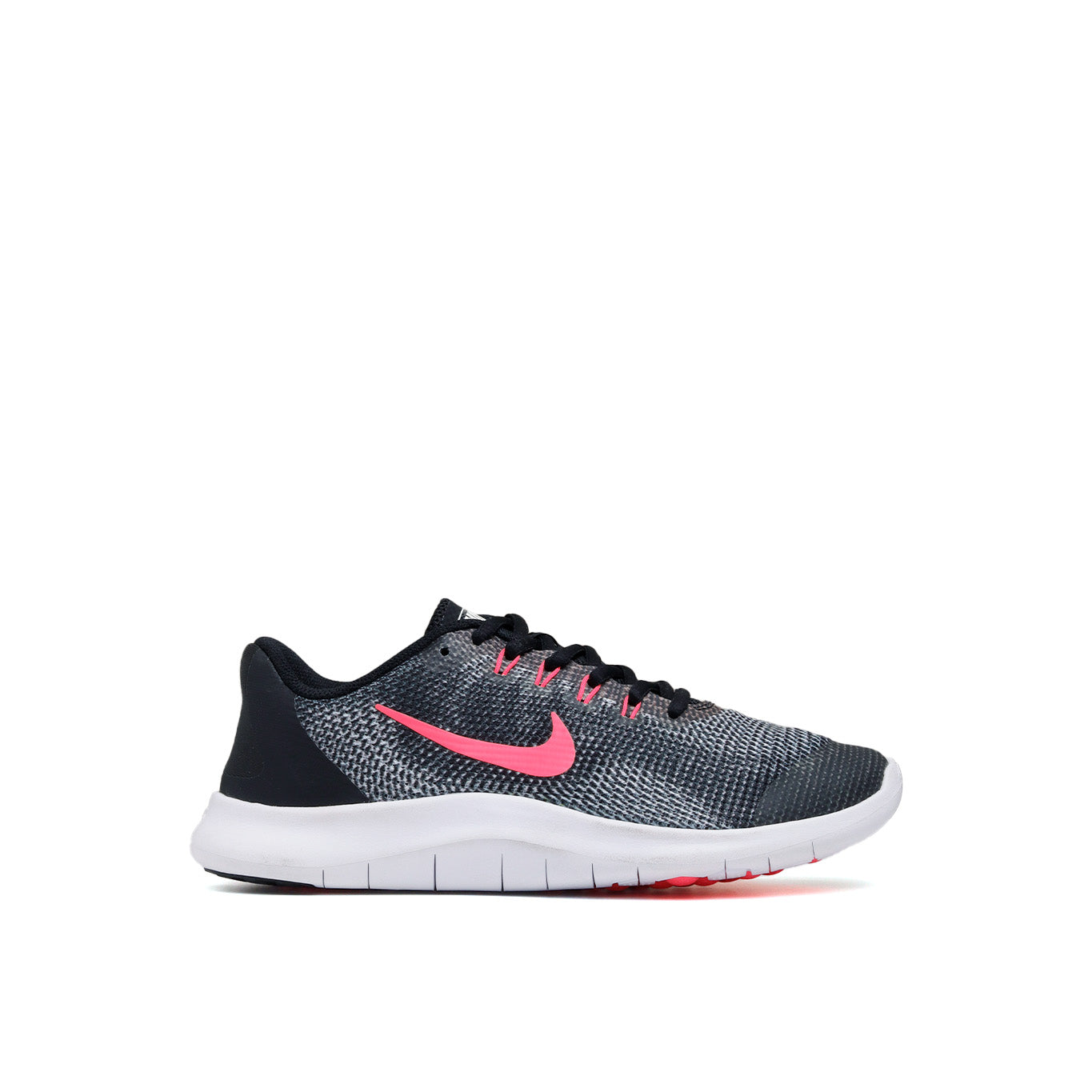 Tenis NIKE FLEX Ni a AH3439 001 Running Negro Rosa