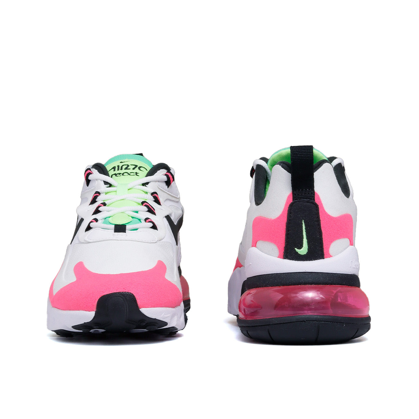 Tenis NIKE AIR MAX 270 REACT Mujer CJ0619 101 Casual Blanco Rosa