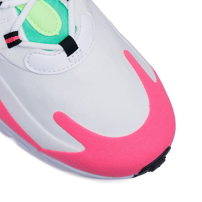 Tenis NIKE AIR MAX 270 REACT Mujer CJ0619 101 Casual Blanco Rosa