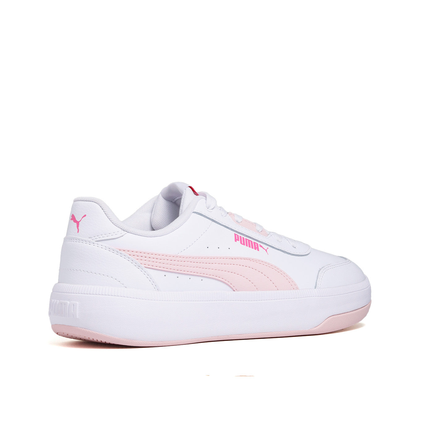 Puma blanco best sale con rosa