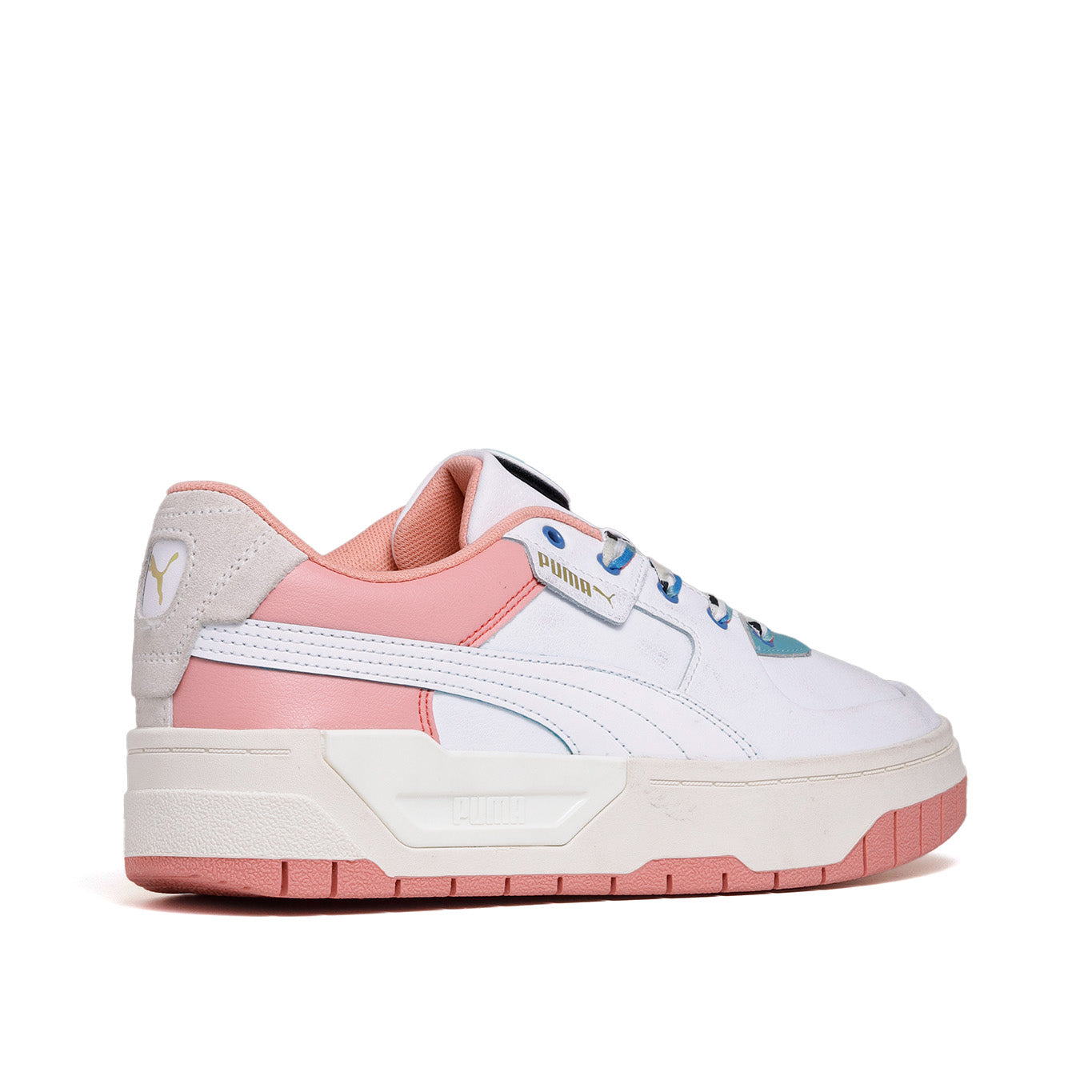 Tenis Puma Cali Dream Go For Mujer 385716 01 Casual Blanco Rosa