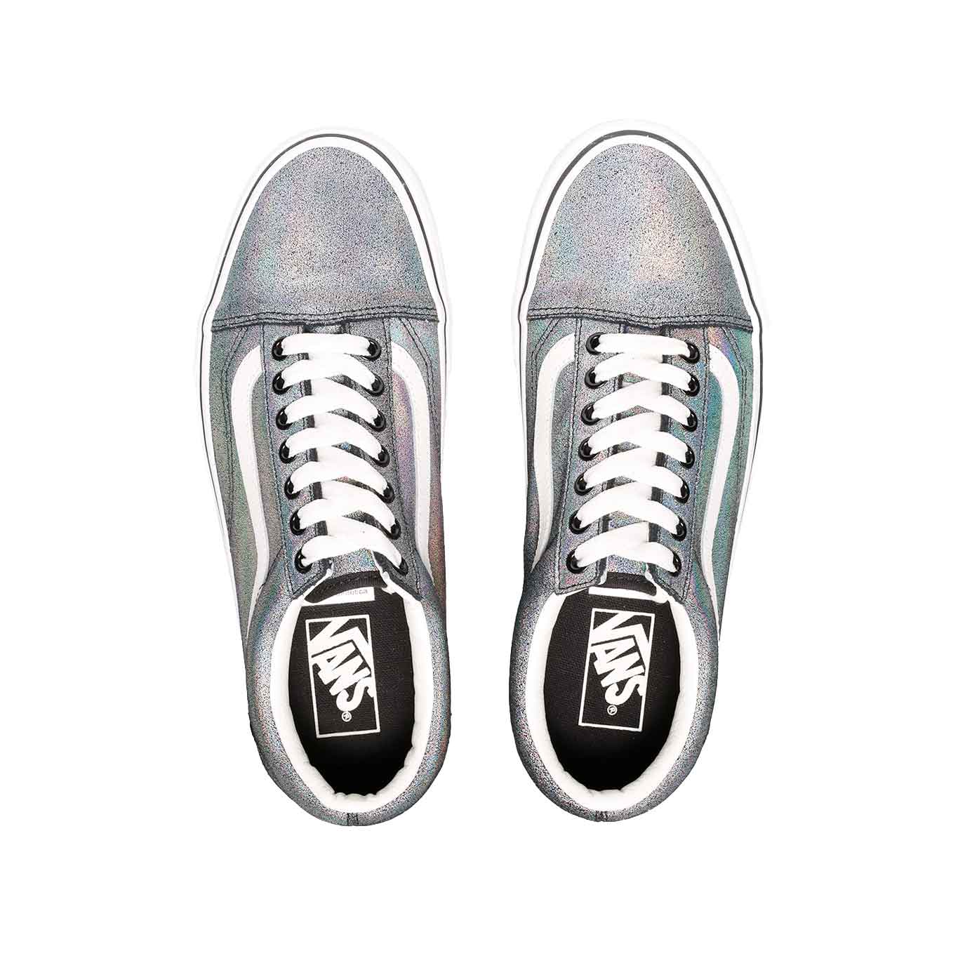 Tenis store vans plata