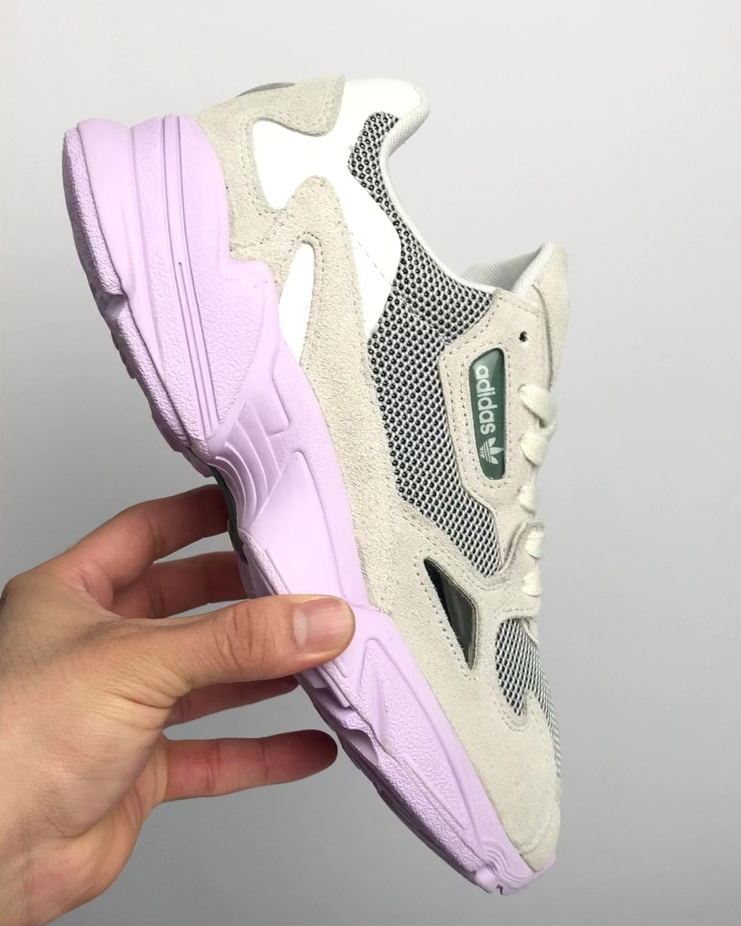 Adidas falcon shop mujer moradas