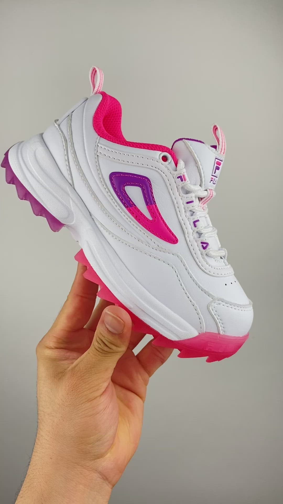 Zapatos fila outlet blancos niña 2018